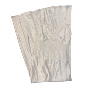 Victoria’s Secret white lace maxi slip dress